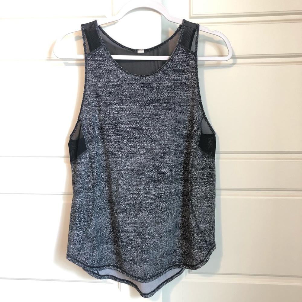 Lululemon Sculpt II Mesh Tank Top Starlight Black